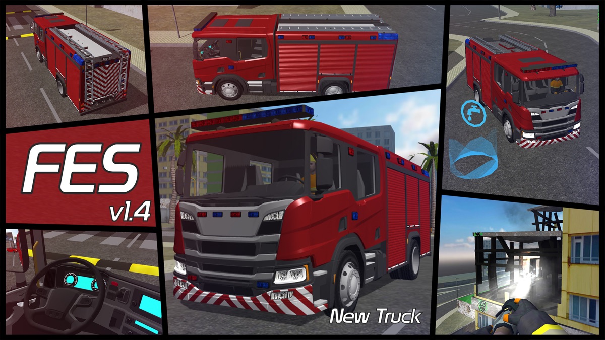 Fire Engine Simulator screenshot 1