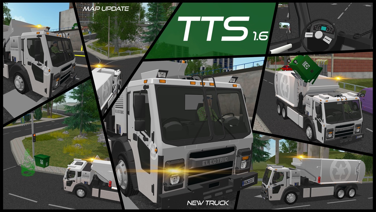 Trash Truck Simulator screenshot 1